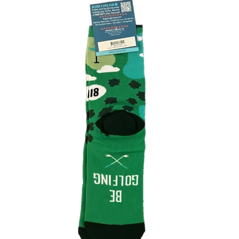 NWT Lavley “I’d Rather Be Golfing” Socks Funny Golf Novelty Crew Gift Men